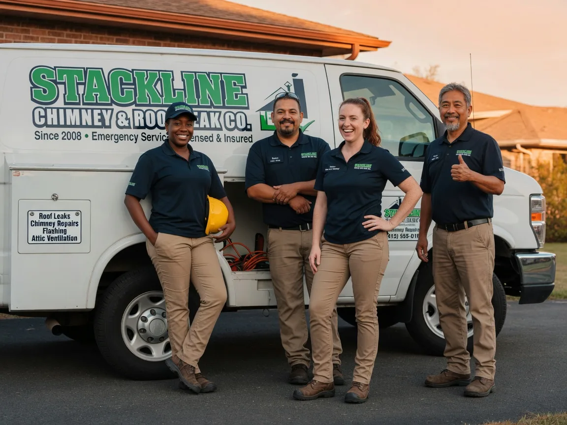 Chimney flashing repair company in Louisville, IL
